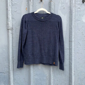 Roots Navy Flecked  Crewneck sweatshirt, size M